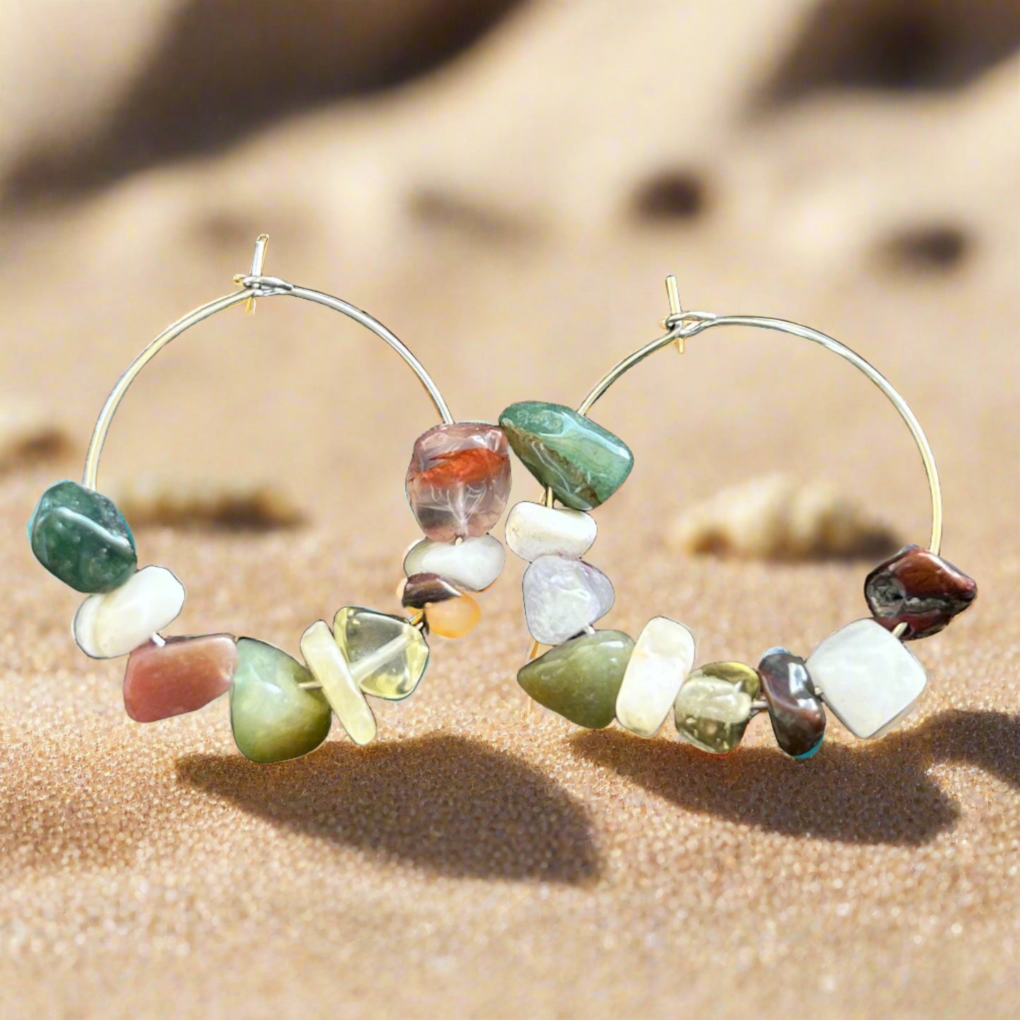 Mix Stones Earrings