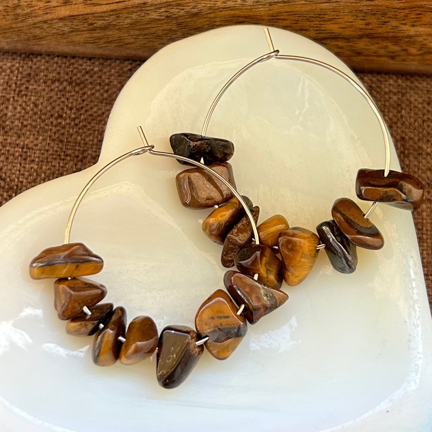 Tiger Eye Earrings