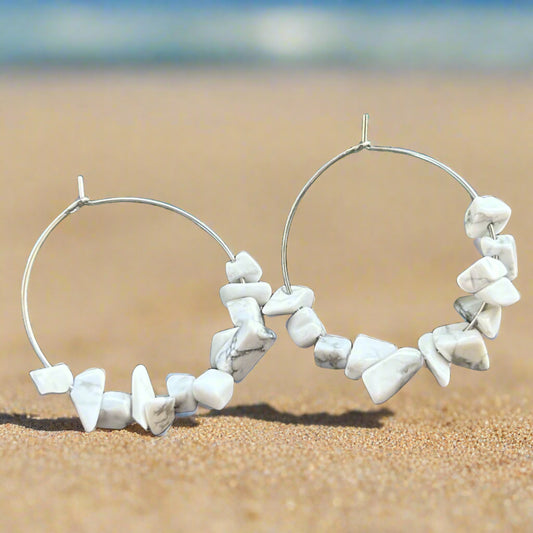 Howlite Earrings