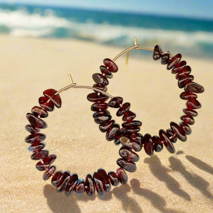 Garnet Earrings