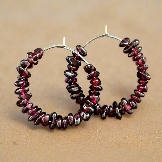 Garnet Earrings