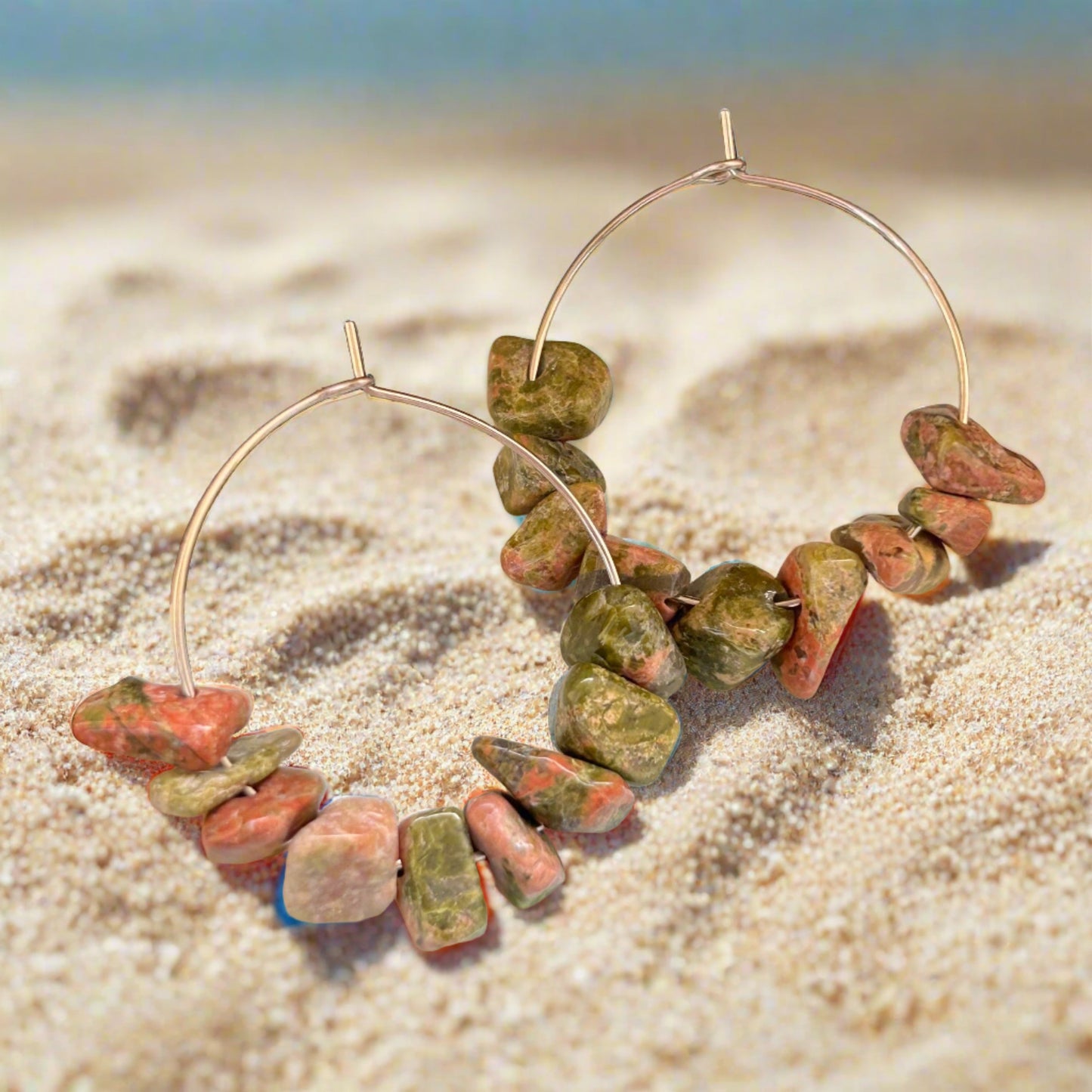 Unakite Earrings