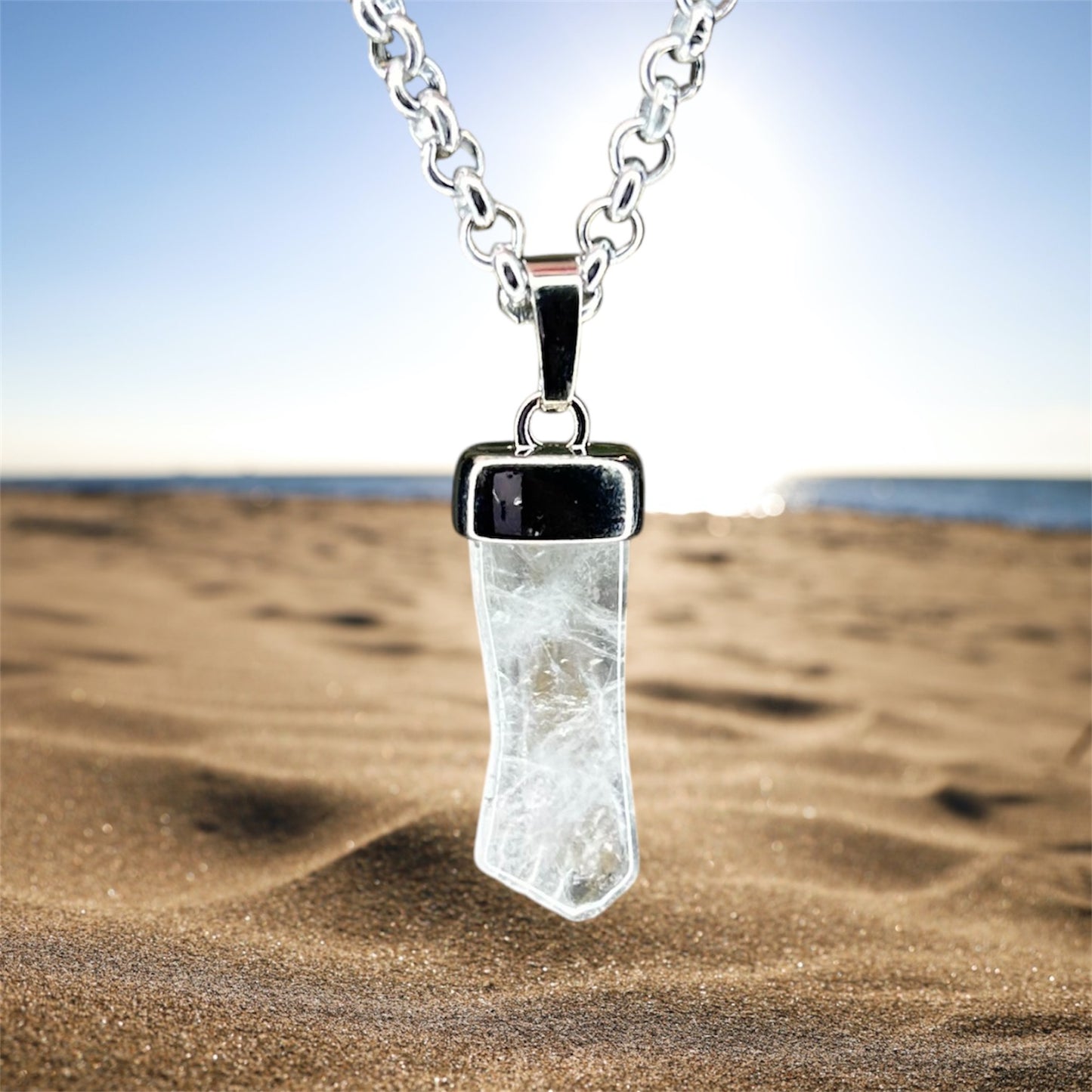 Figa Hand Quartz Necklace