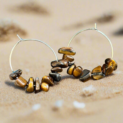 Tiger Eye Earrings