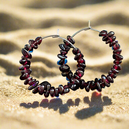 Garnet Earrings