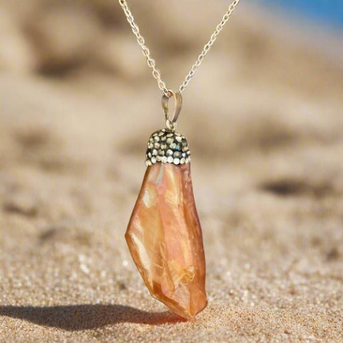 Tangerine Aura Necklace