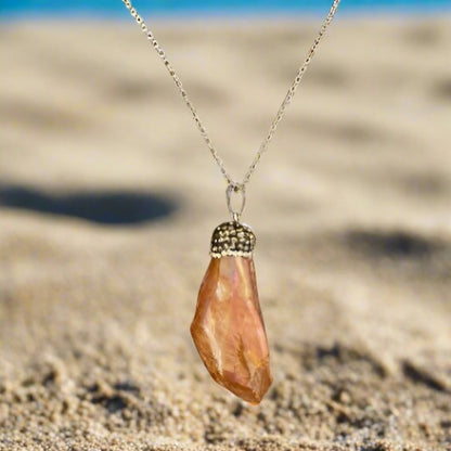 Tangerine Aura Necklace