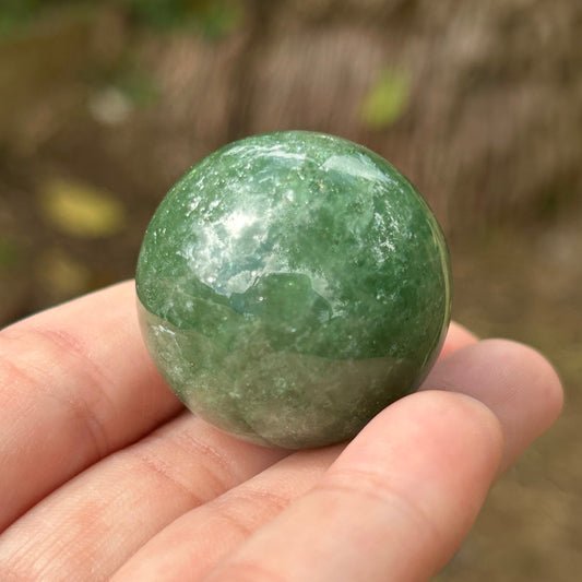 Green Strawberry Quartz Sphere