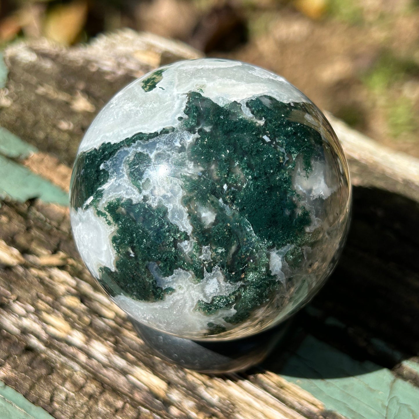 Moss Agate Sphere