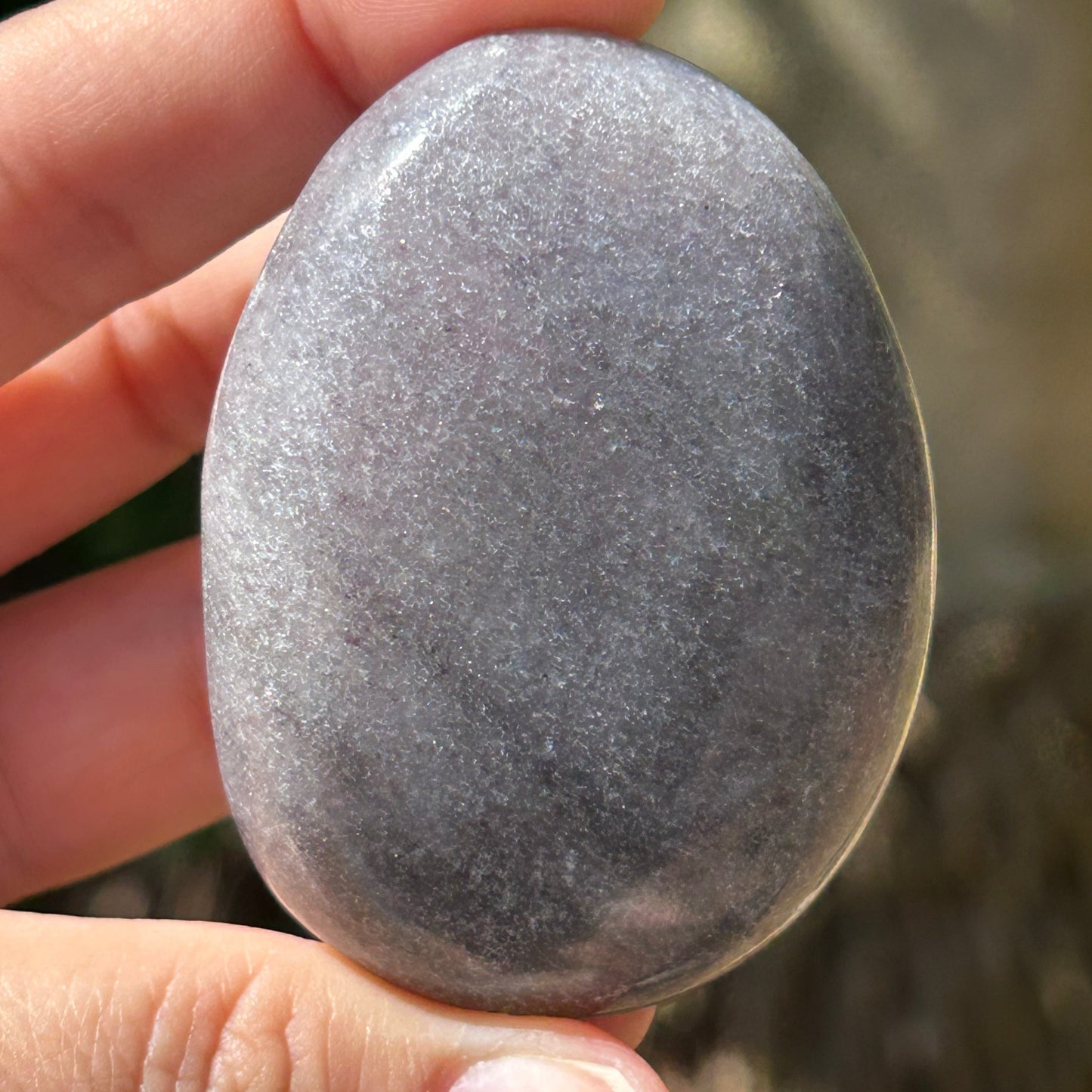 Lepidolite Palm Stone