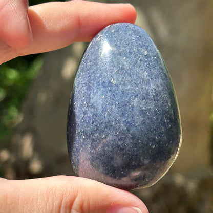 Dumortierite Palm Stone