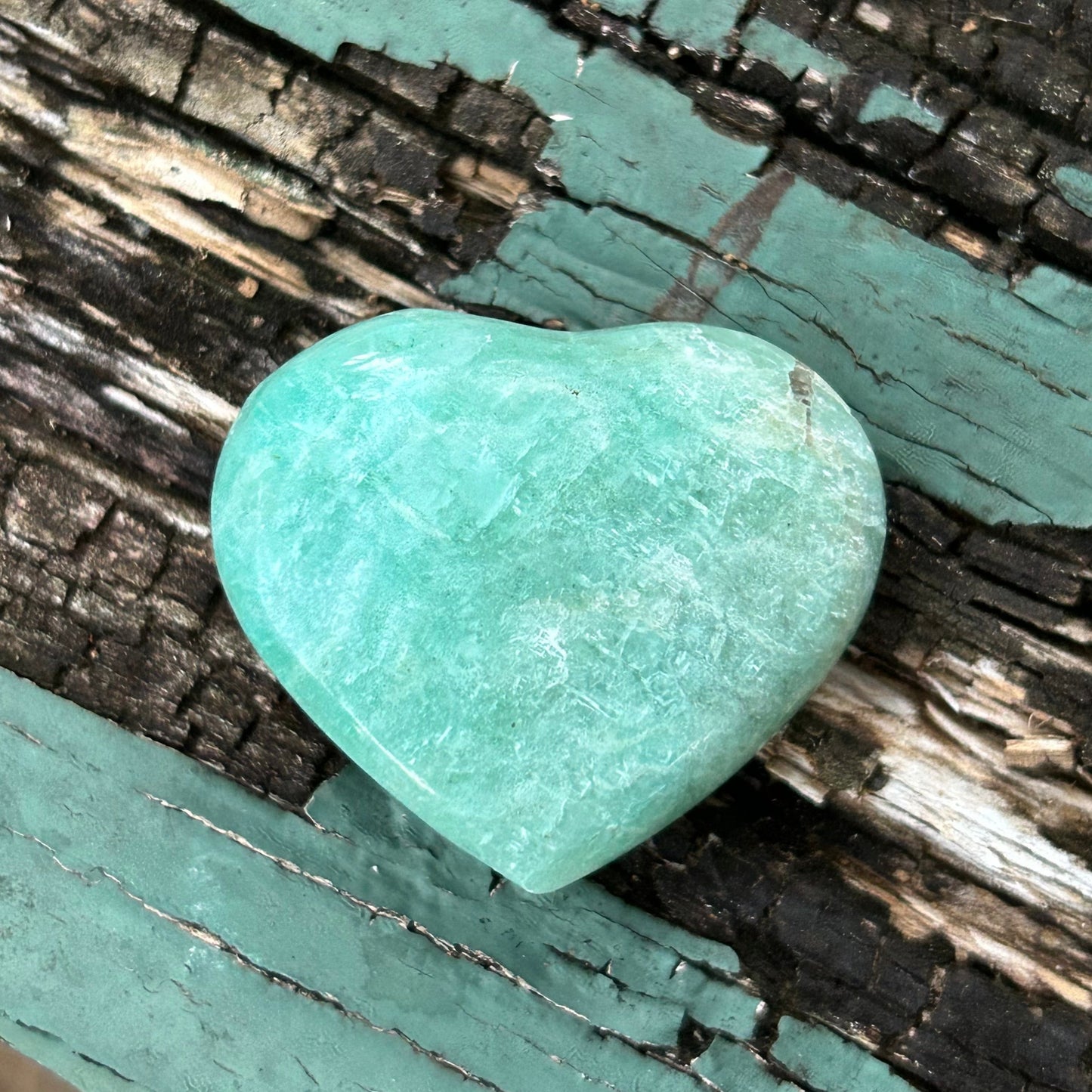 Amazonite Heart