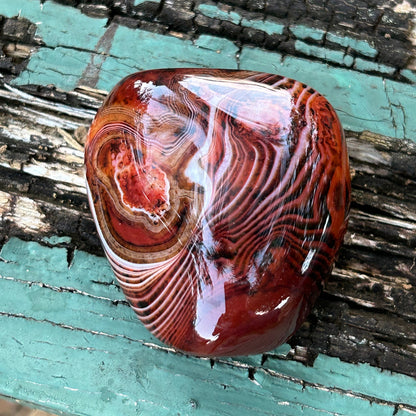 Sardonyx “Silk Agate” Palm Stone