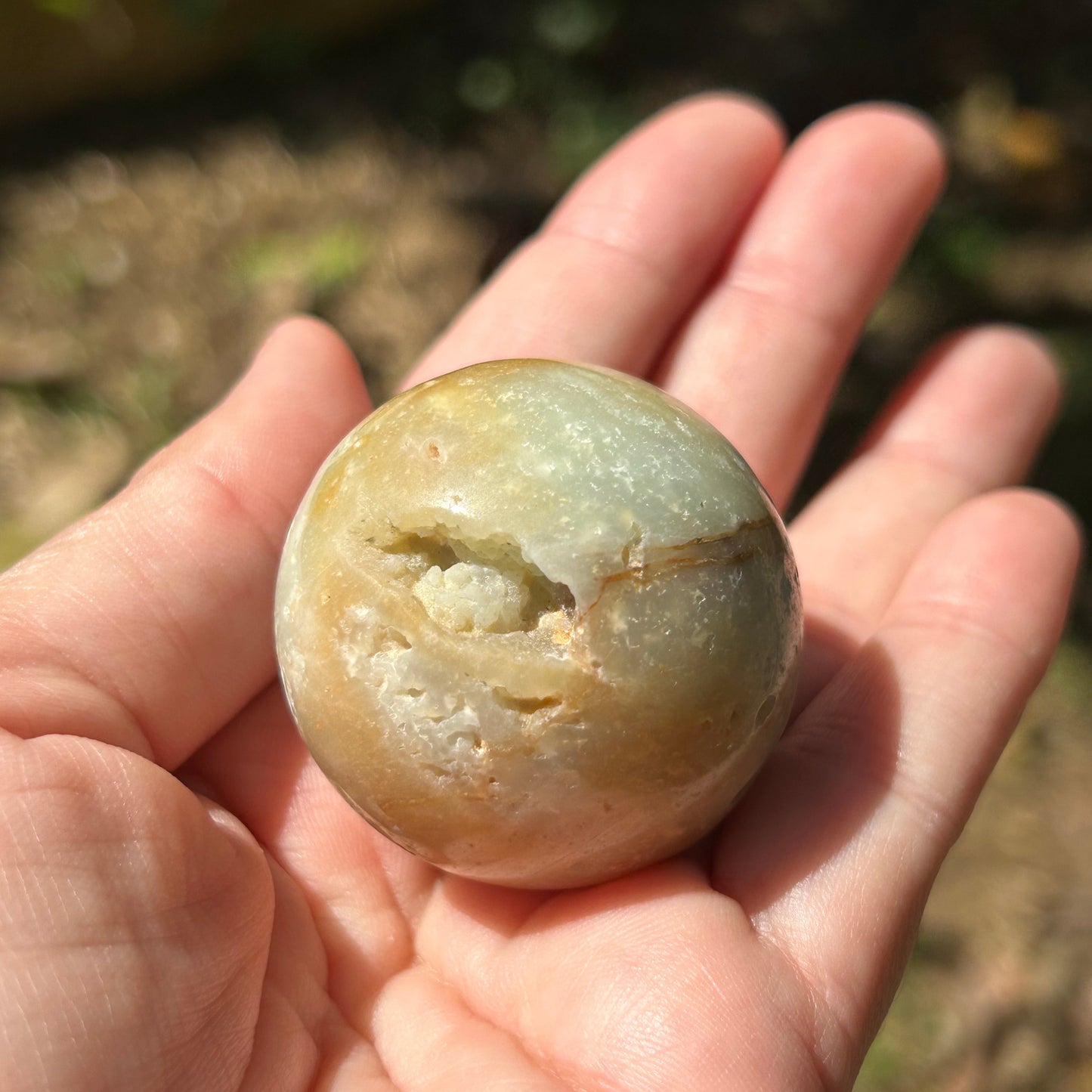 Amazonite Druzy Sphere