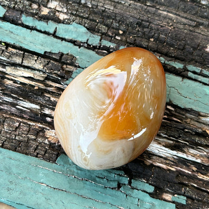 Sardonyx “Silk Agate”Palm Stone”