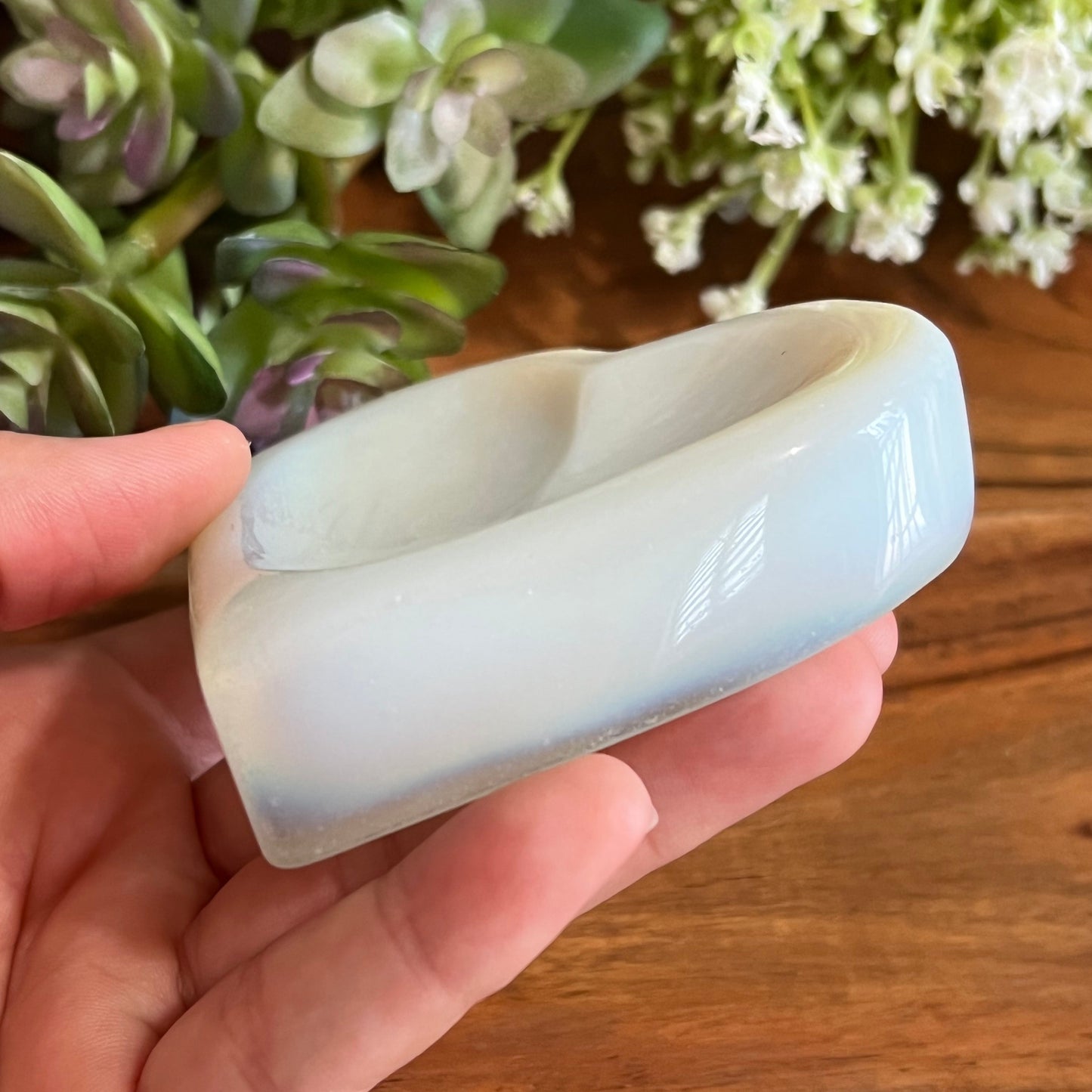 Opalite Heart Bowl