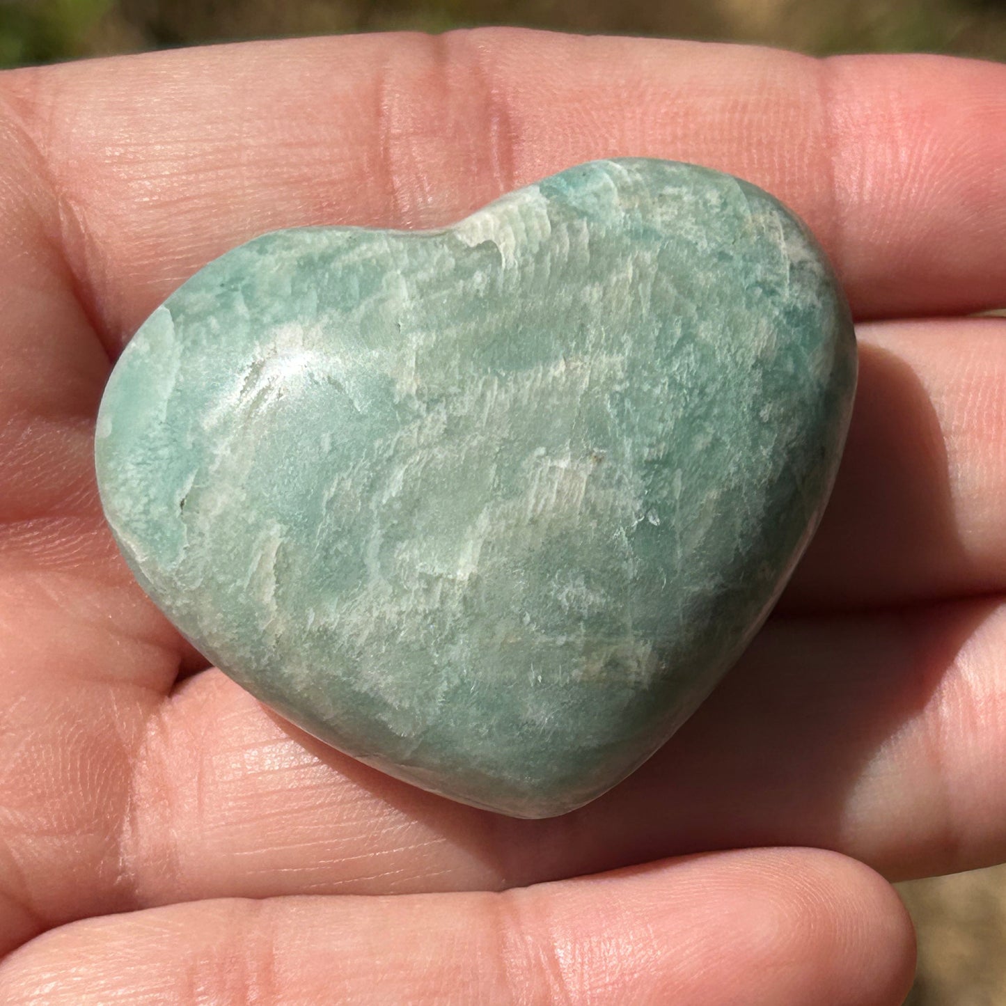 Amazonite Heart