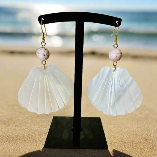 Mother of Pearl Shell Earrings