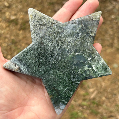 Moss Agate Star