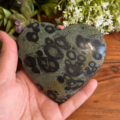 Kambaba Jasper Heart