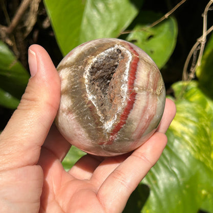 Dali Jasper Geode Sphere