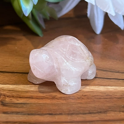 Rose Quartz Turtle