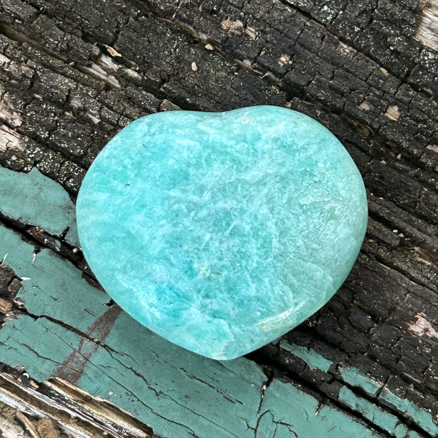 Amazonite Heart