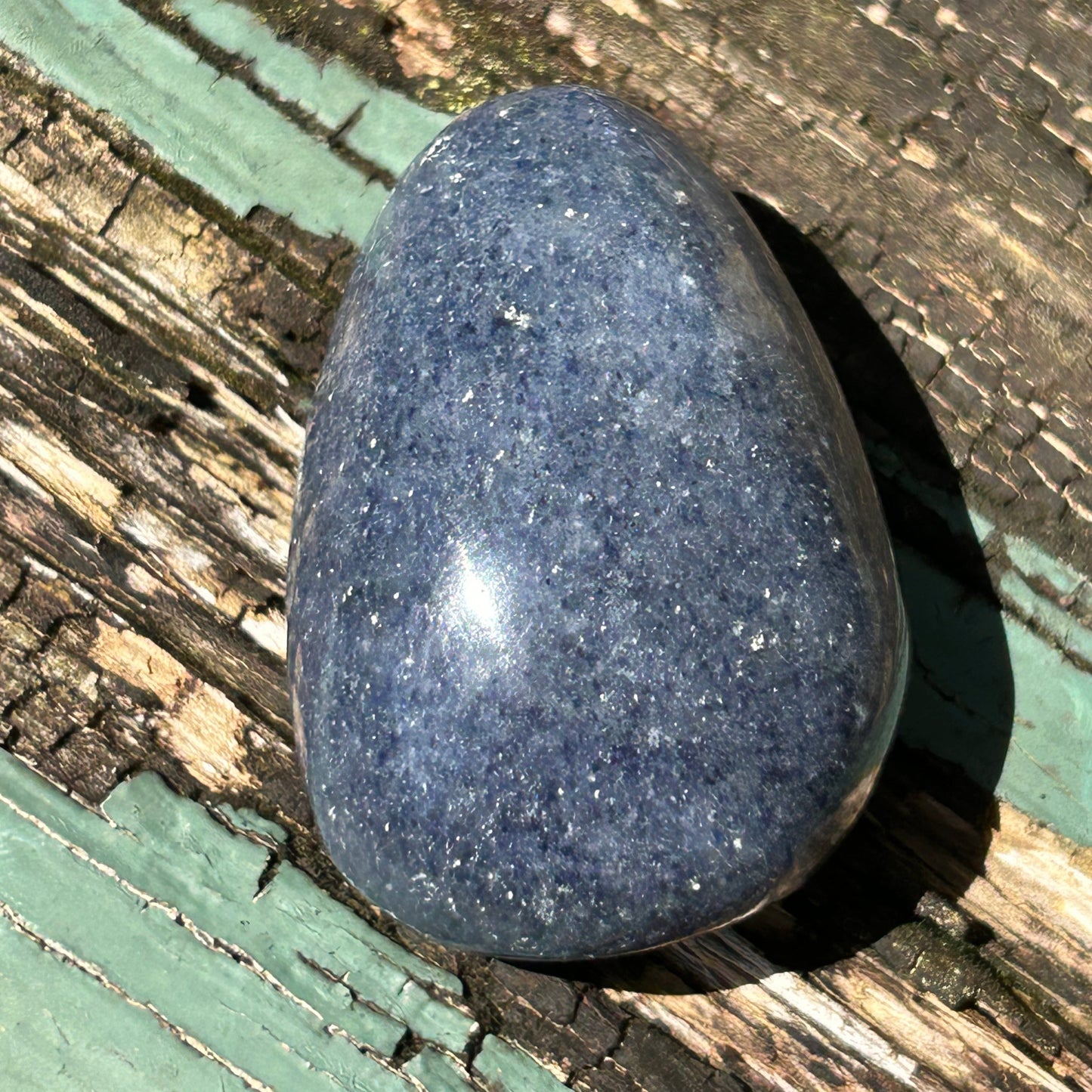 Dumortierite Palm Stone