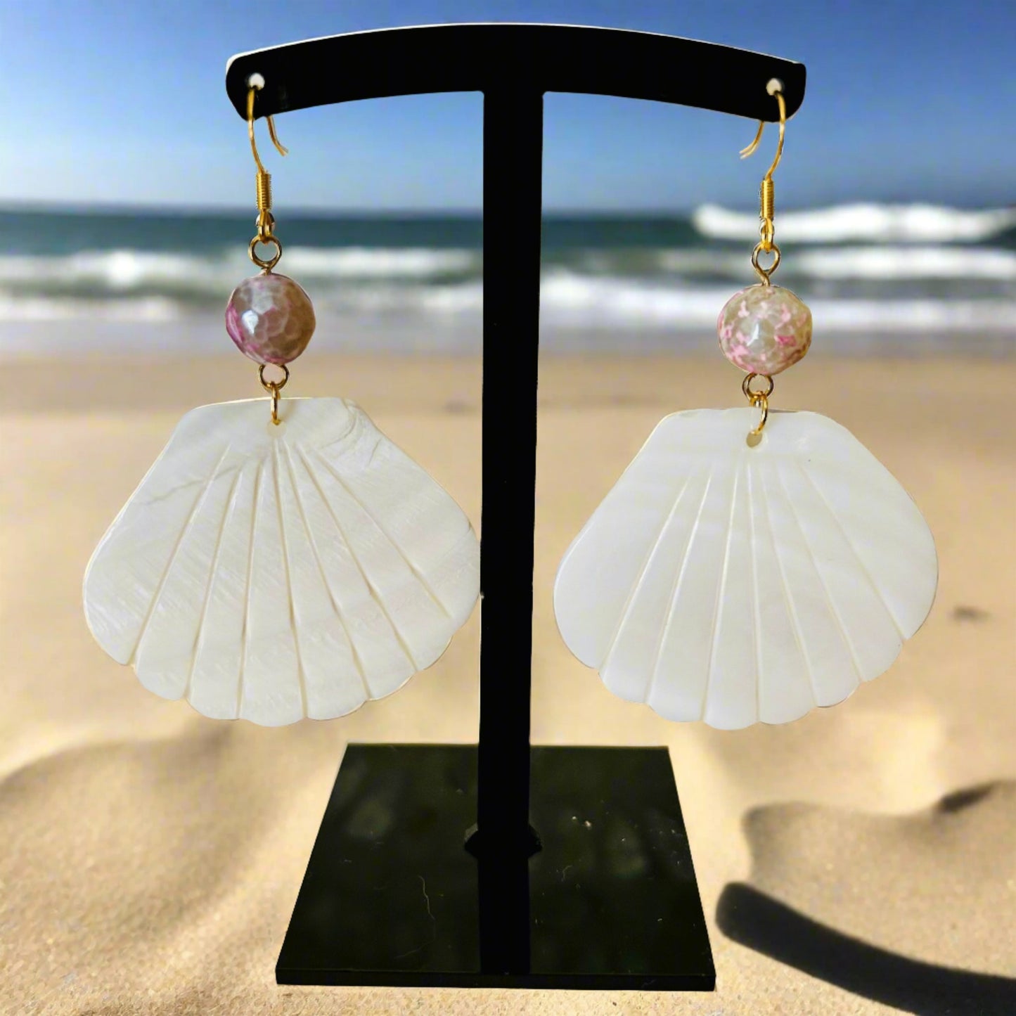 Mother of Pearl Shell Earrings