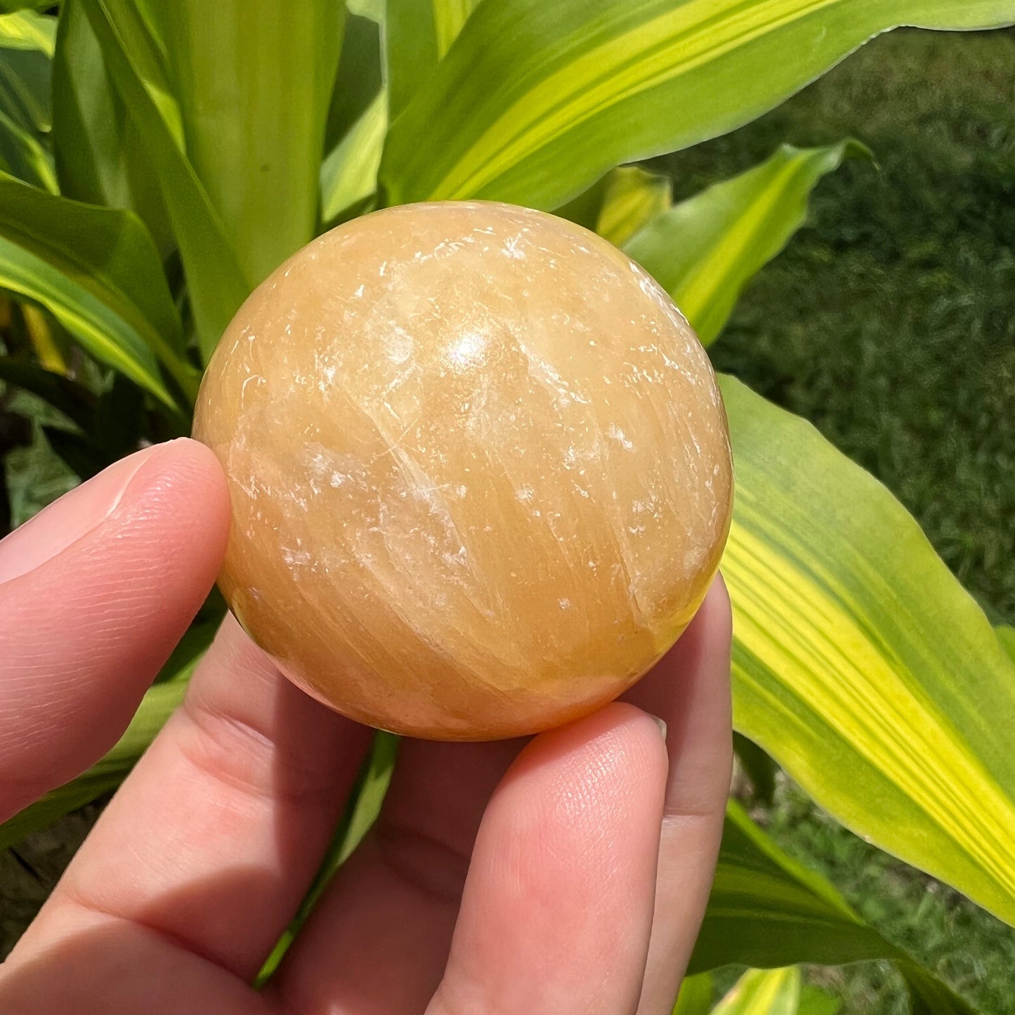 Yellow Calcite Spheres