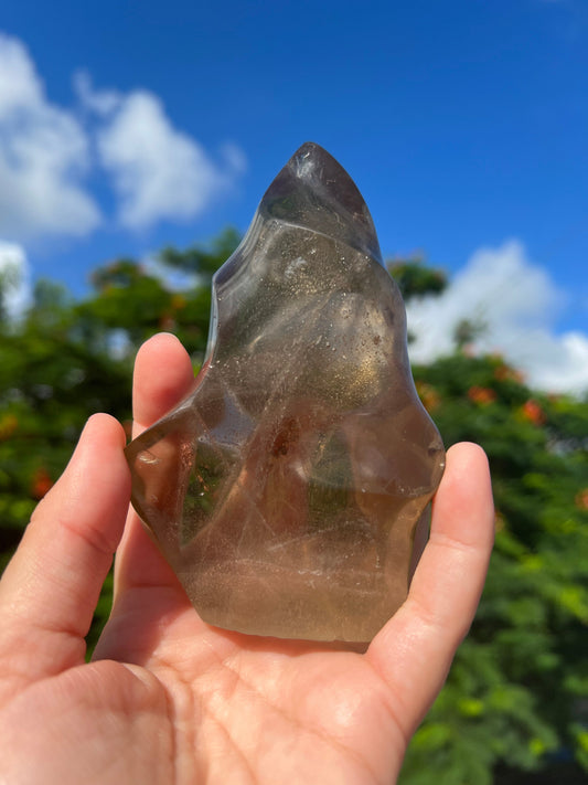 Smokey Quartz Flame