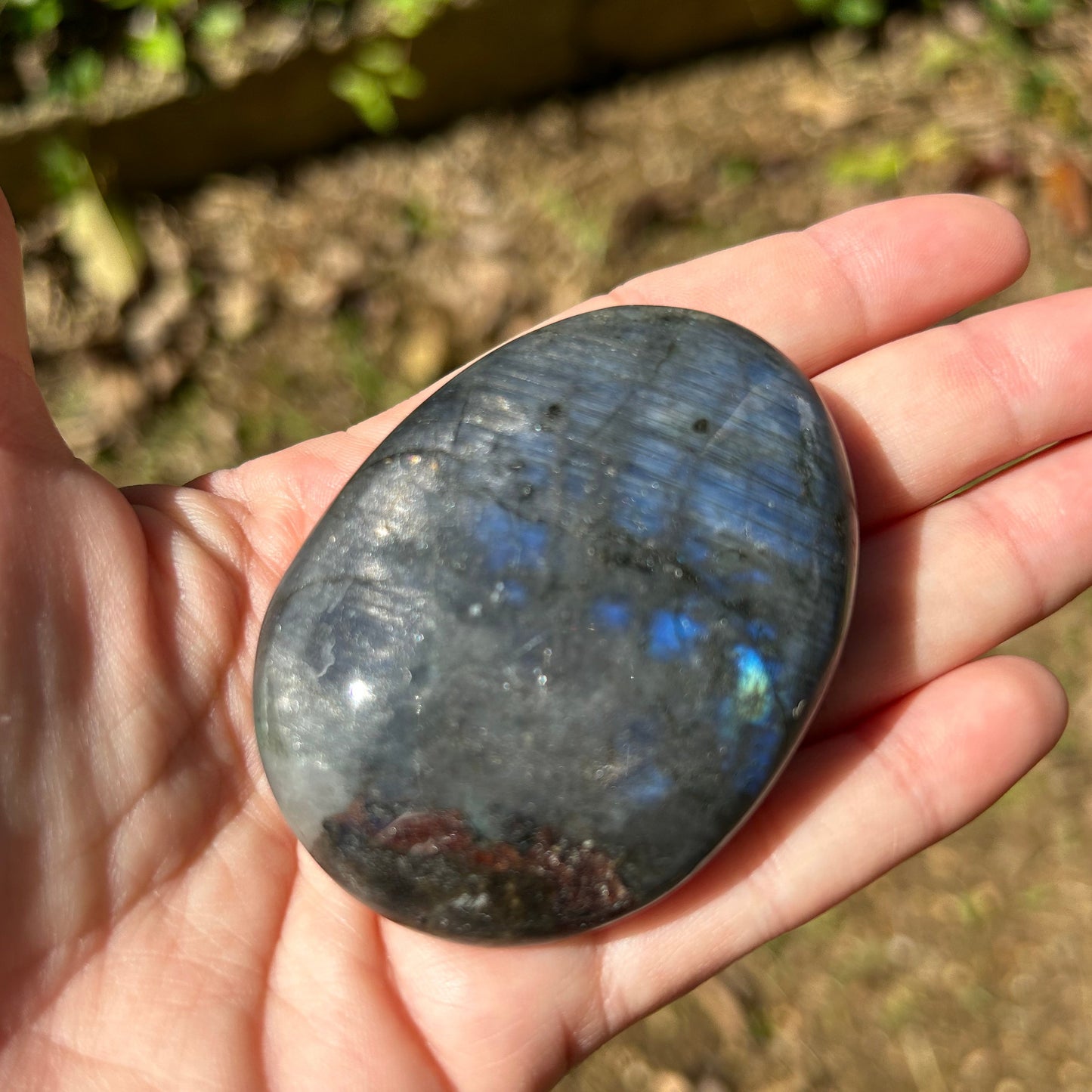 Labradorite Palm Stone