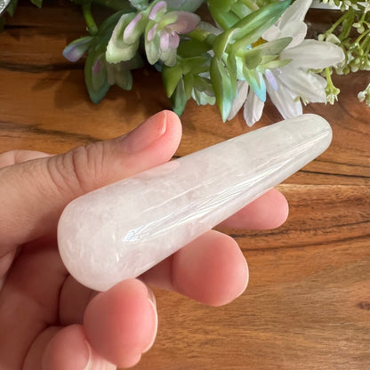 Rose Quartz Yoni Wand