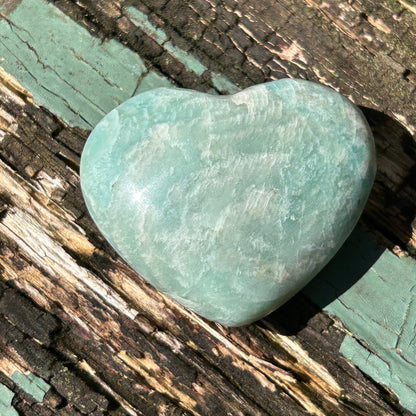 Amazonite Heart