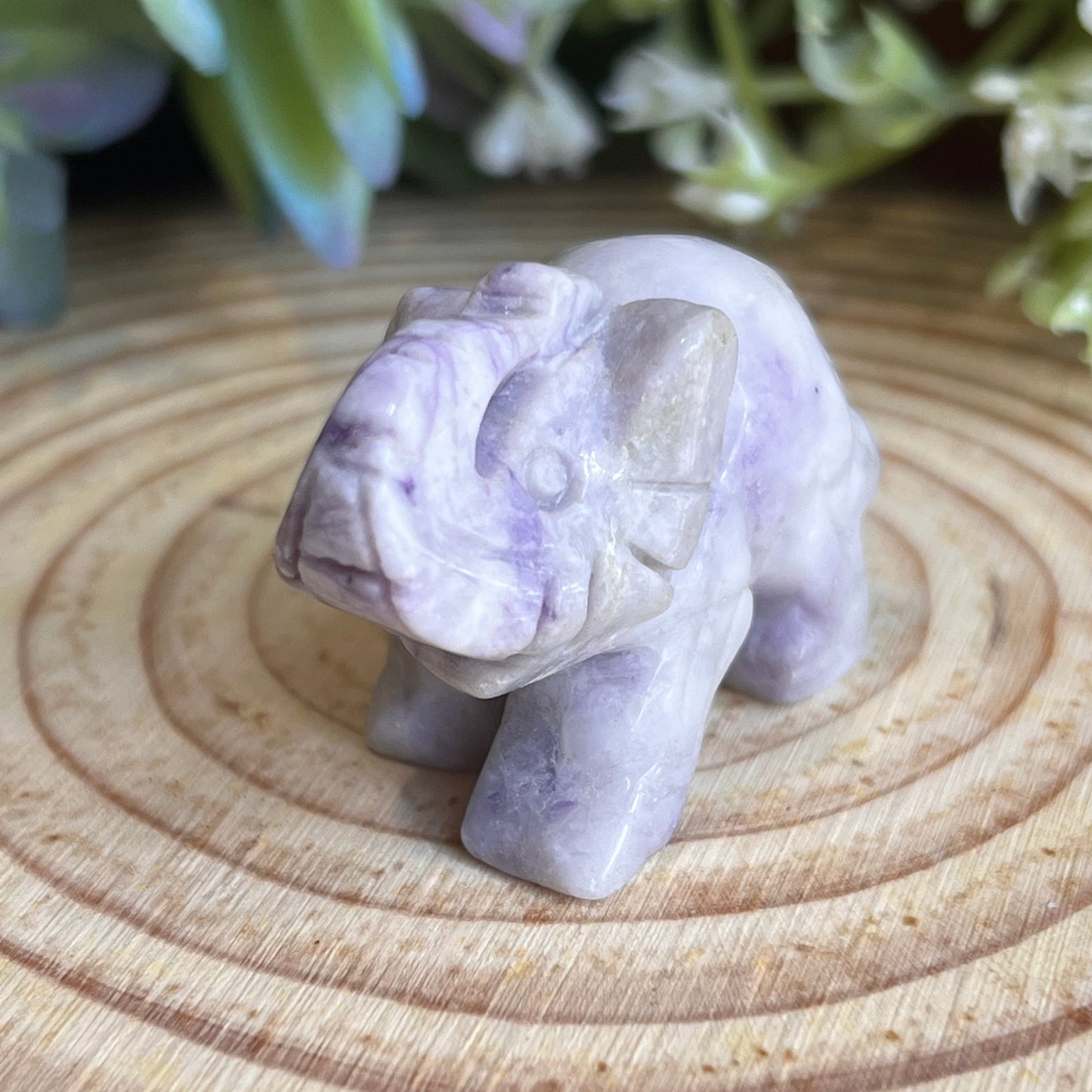 Lepidolite Elephant