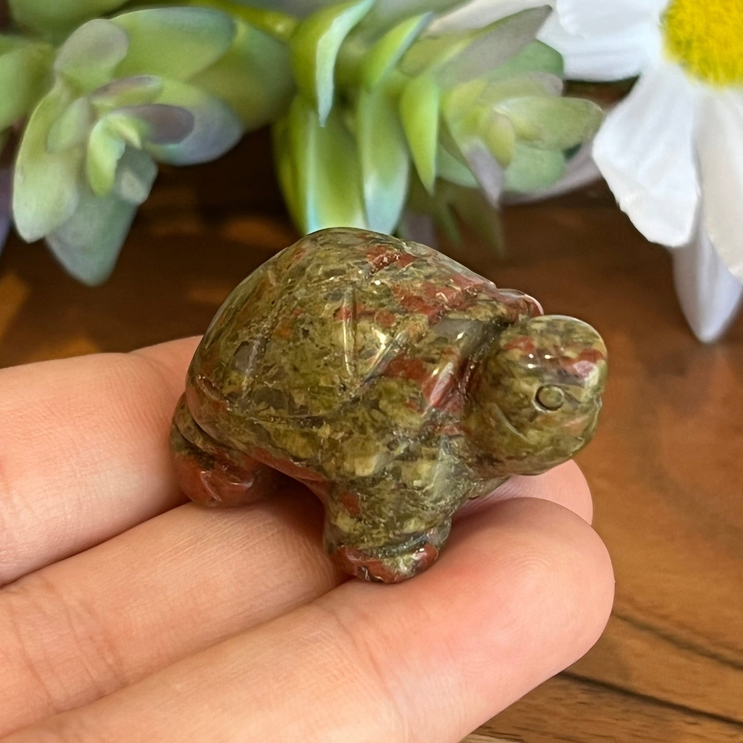 Unakite Jasper Turtle