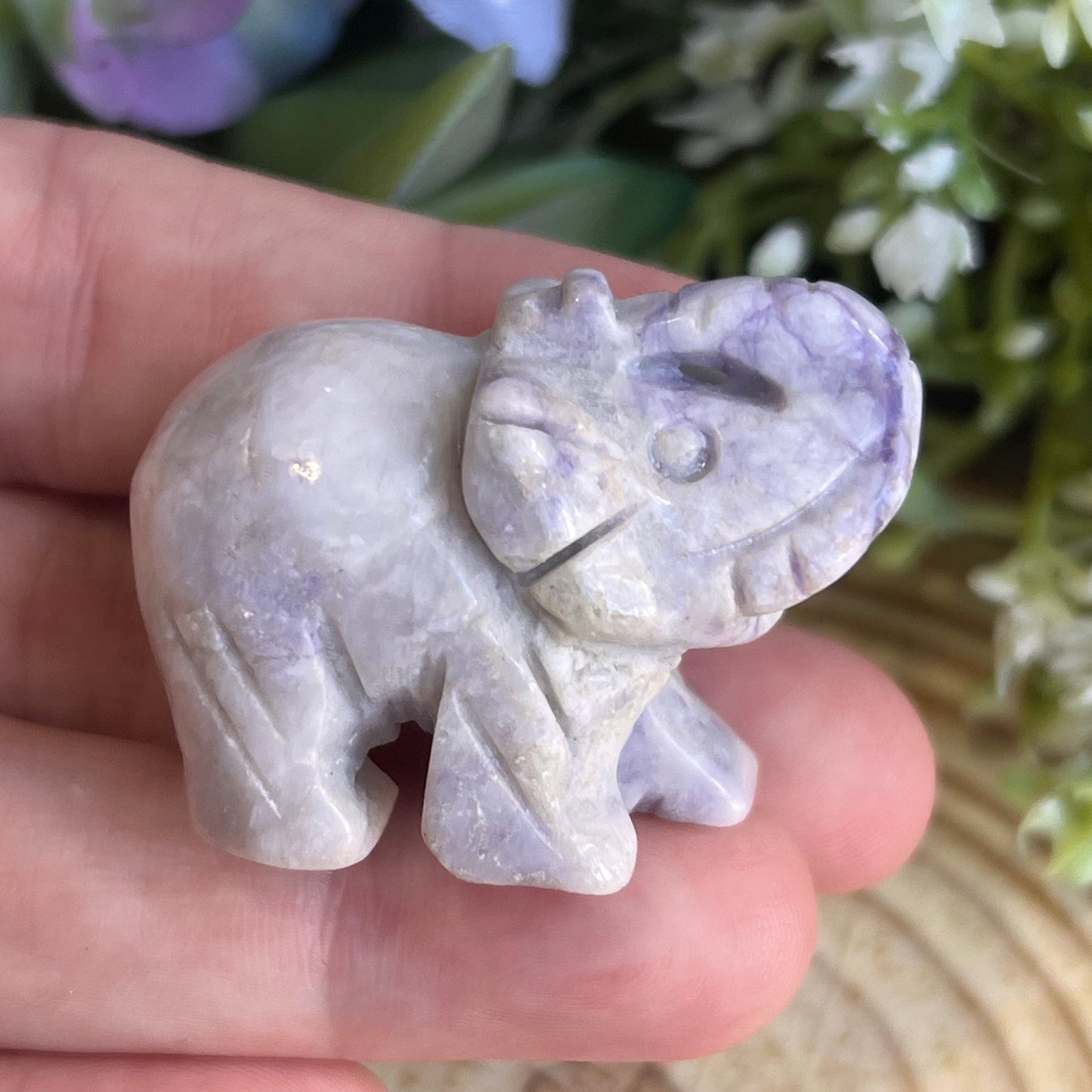 Lepidolite Elephant