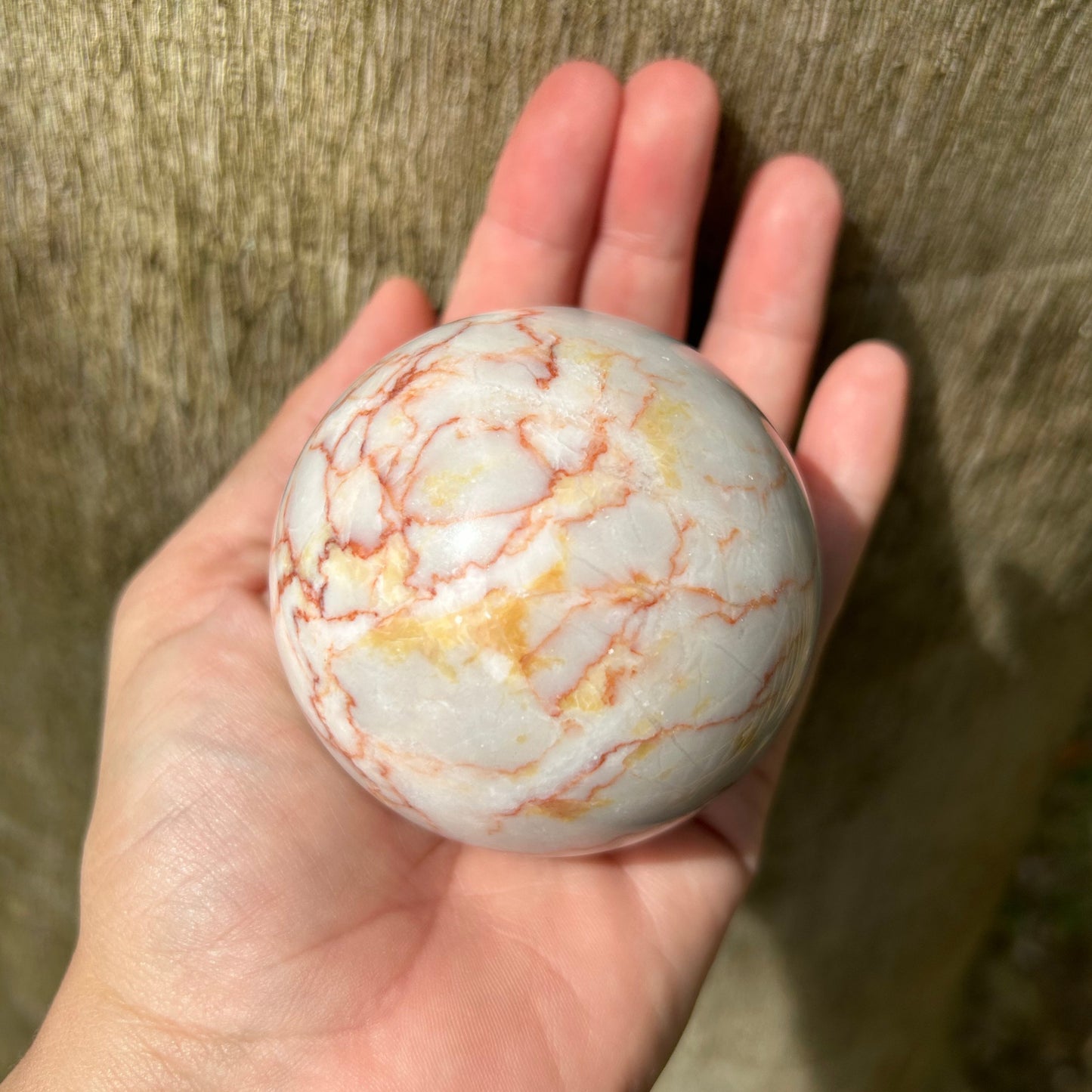 Red Vein Jasper Sphere