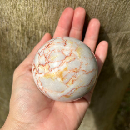 Red Vein Jasper Sphere