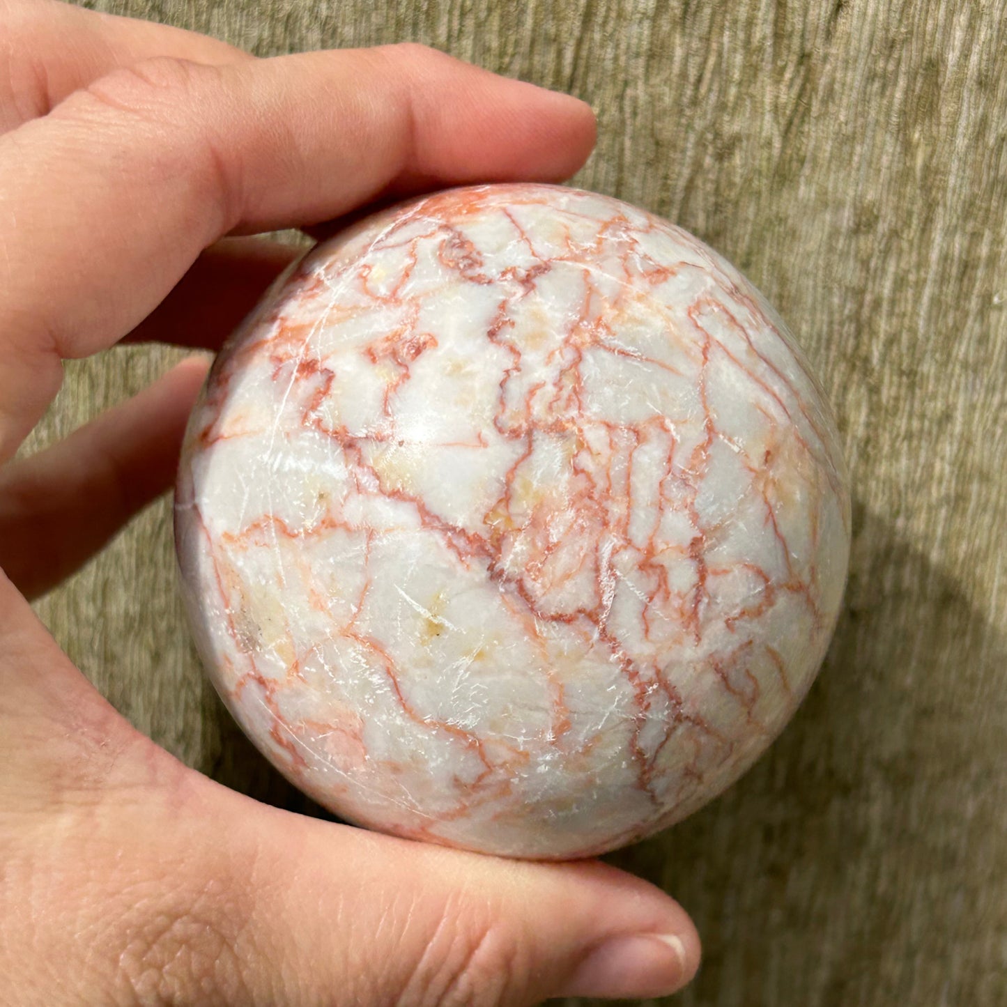 Red Vein Jasper Sphere