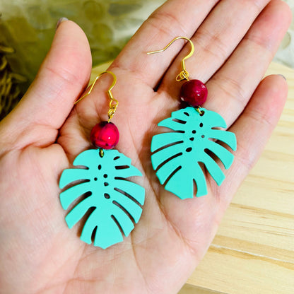 Monstera Leaves Earrings