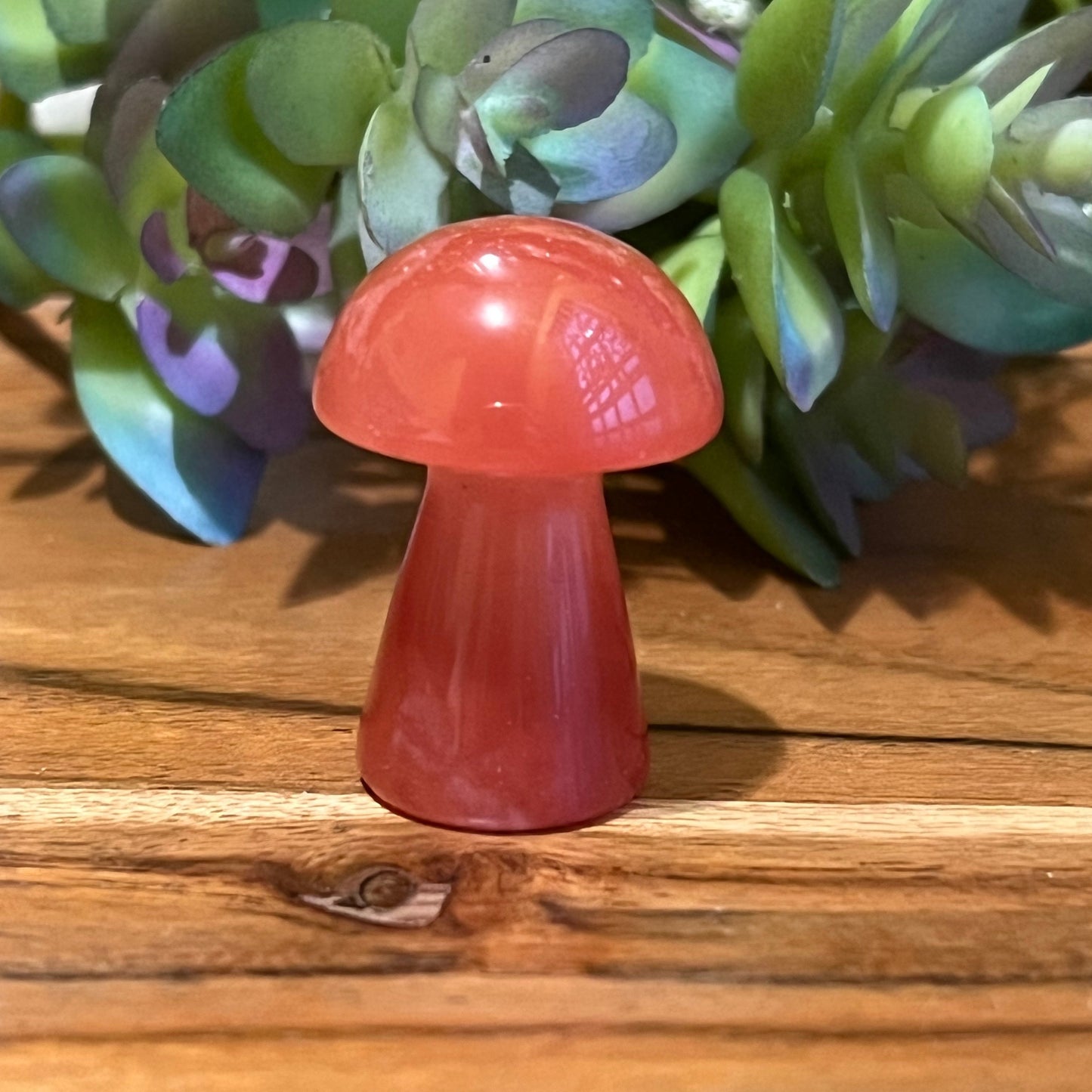 Cherry Quartz Mushroom