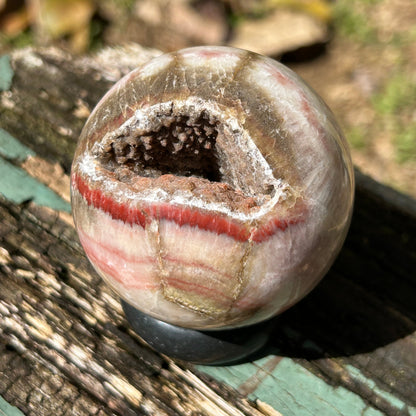 Dali Jasper Geode Sphere