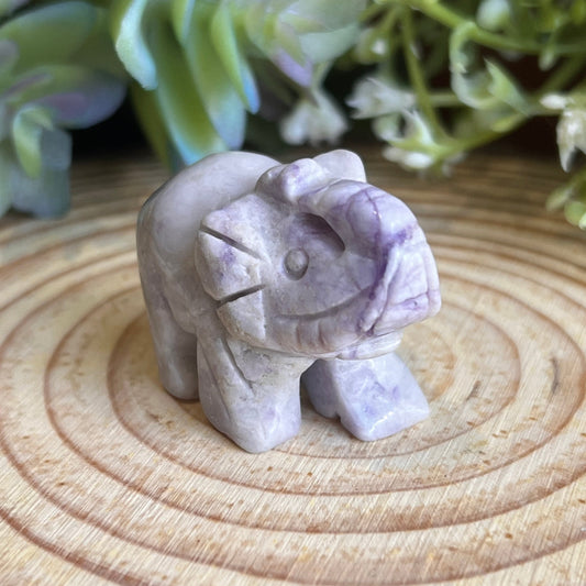 Lepidolite Elephant