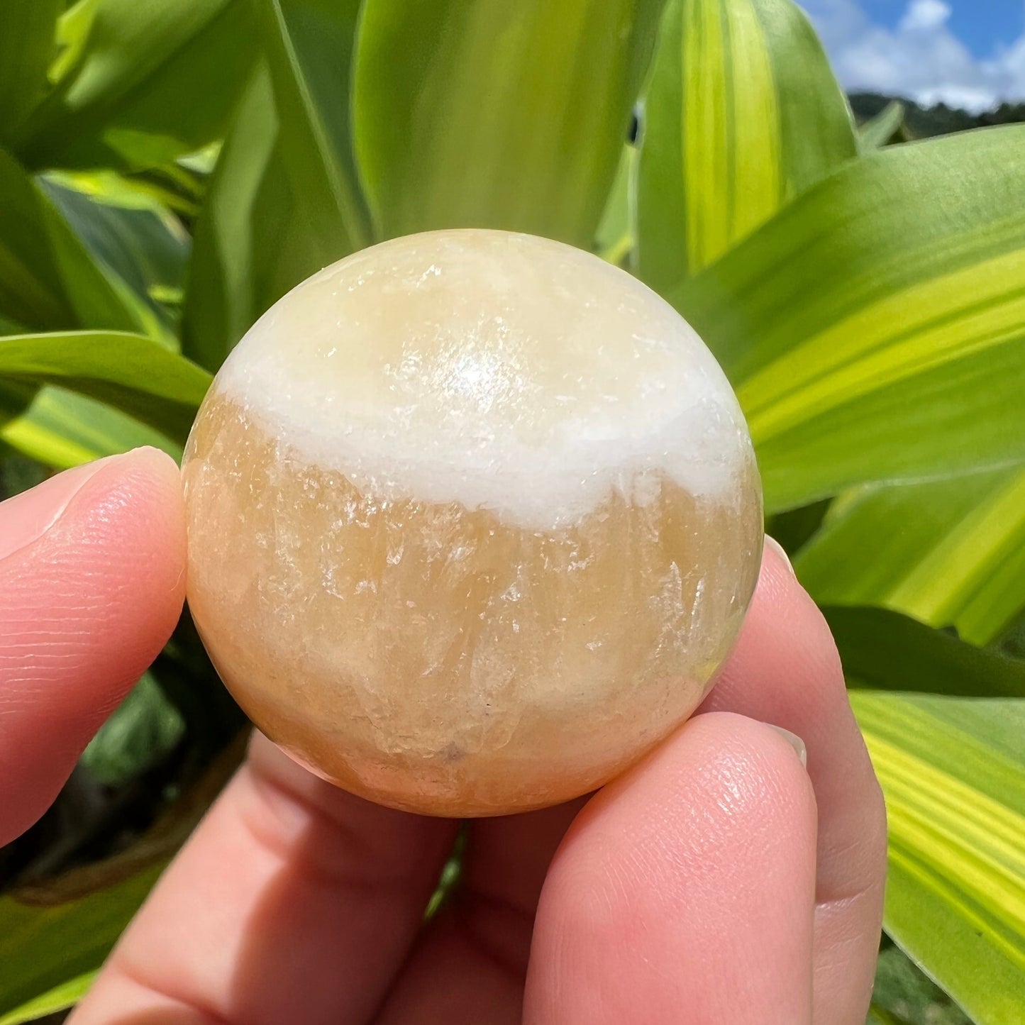 Yellow Calcite Spheres