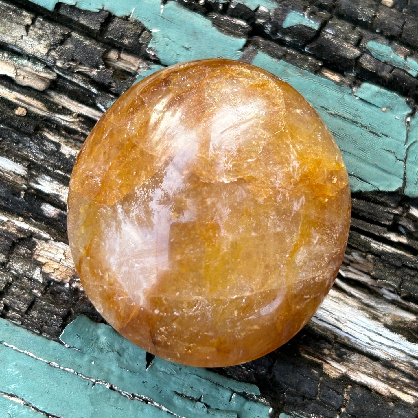 Golden Healer Palm Stone