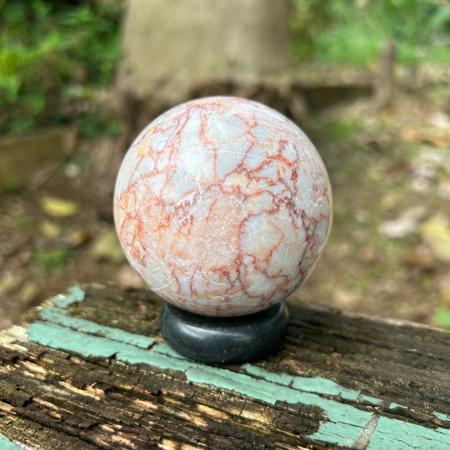 Red Vein Jasper Sphere