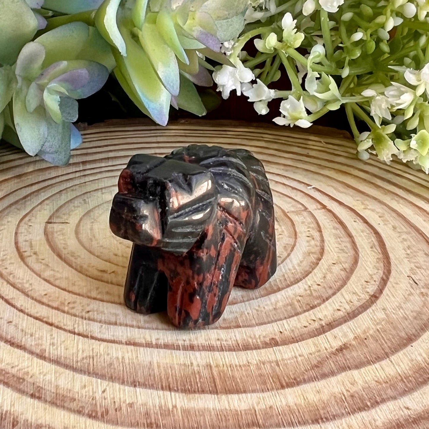 Mahogany Obsidian Bear