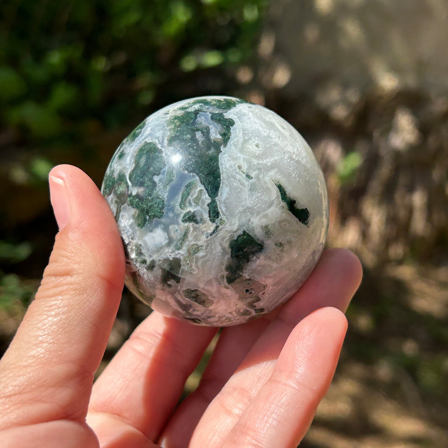 Moss Agate Sphere