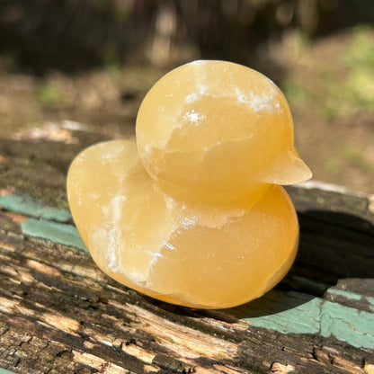 Yellow Calcite Duck